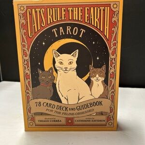 Cats Rule the Earth Tarot Deck - Yellow Cat Design